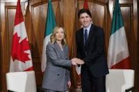 PM TRUDEAU AND P MELONI