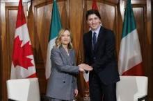 PM TRUDEAU AND P MELONI
