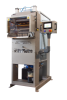 The POPPING MACHINE RP-EVO is the latest-generation press designed by Re Pietro Srl for the production of no-fried popped snacks,  popped chips and puffed cakes.